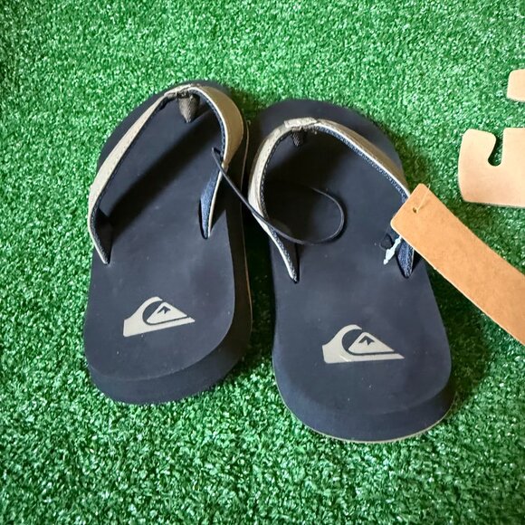 Quiksilver Monkey Wrench Core Flip Flop Comfort Sandals Youth Shoes Size 4 NWT - Picture 4 of 7